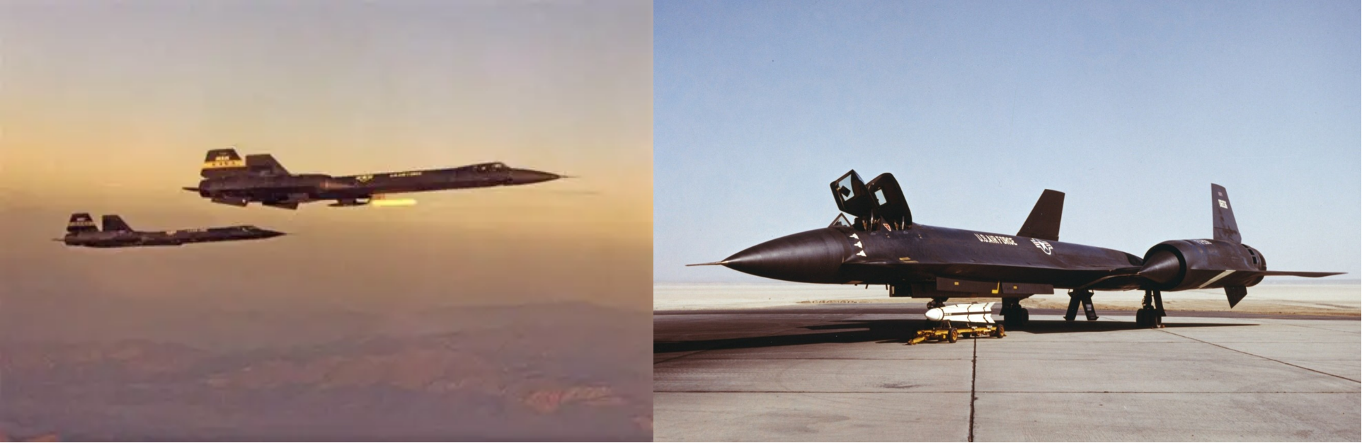 YF12 in Flight